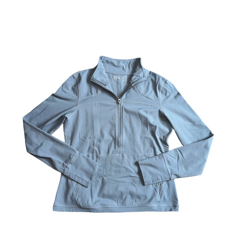 Women’s Zyia Active Half Zip Pullover Grey Size XL